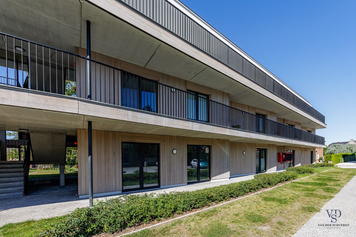 Gelijkvloers 2-slpk appartement 