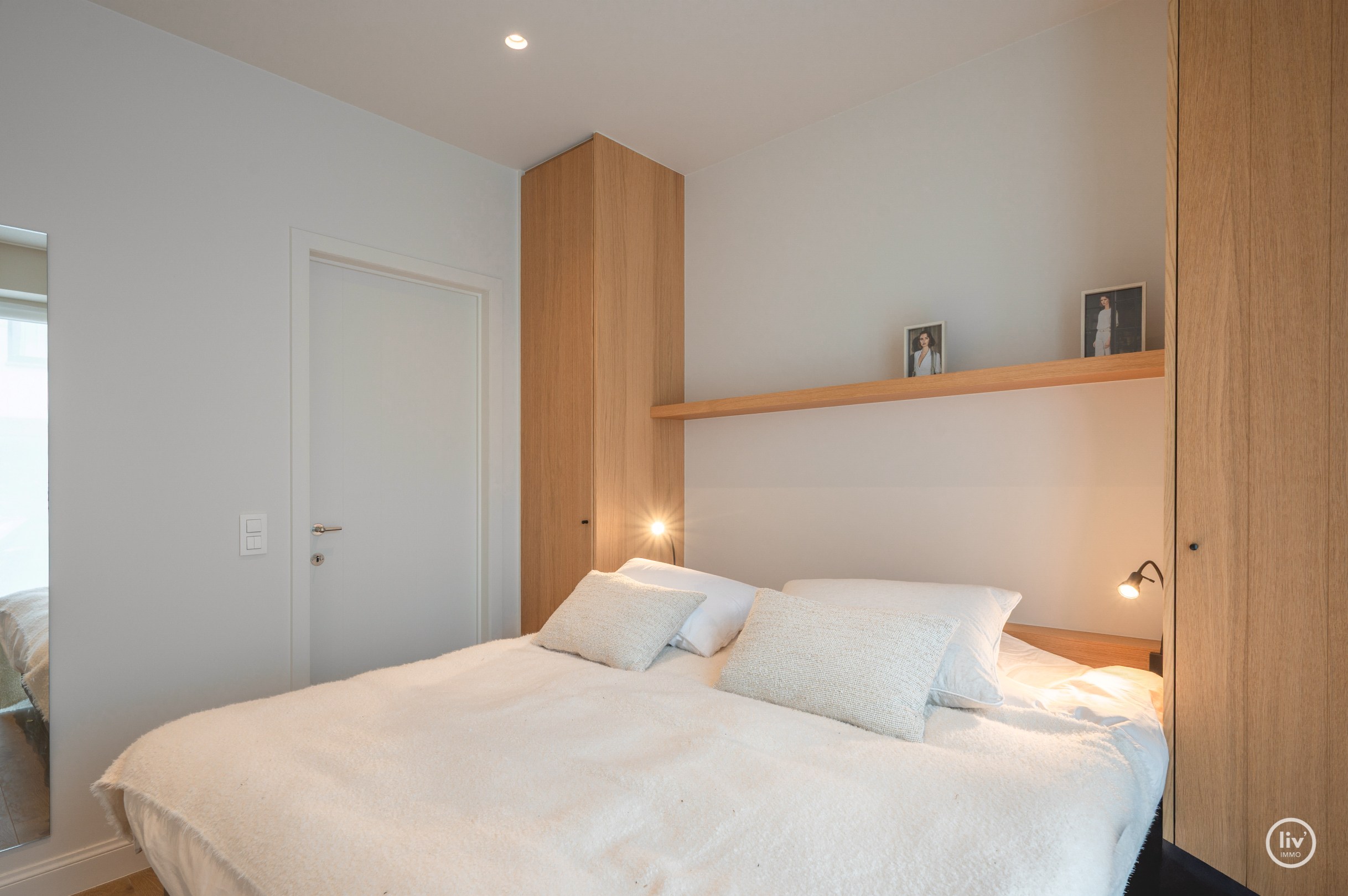 Gezellig gelijkvloersappartement met tof terras gelegen op de Leopoldlaan te Knokke. 