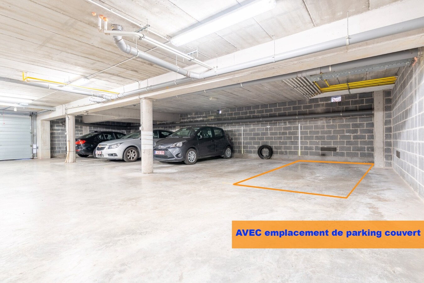 Superbe appartement 2 chambres avec balcon, parking couvert sécurisé et cave, idéalement situé, à proximité du Parc et de toutes commodités ! 