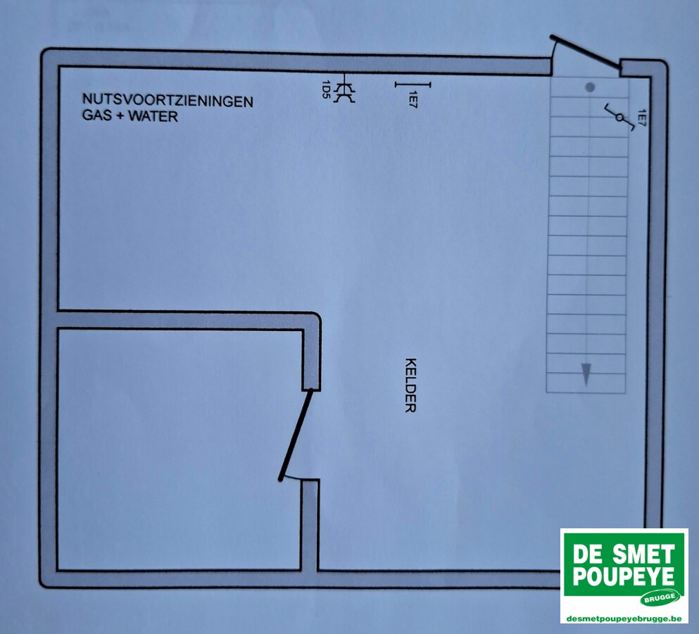 Gelijkvloersappartement met terras en garage 
