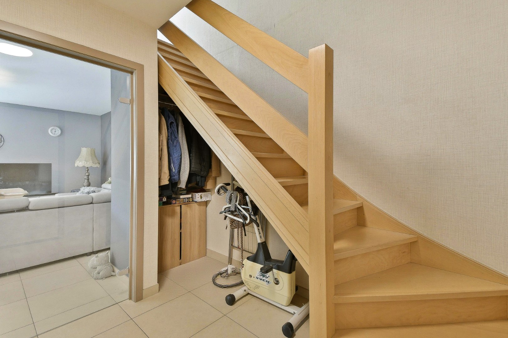 Duplex-appartement in rustige residentie met twee slaapkamers en terras 