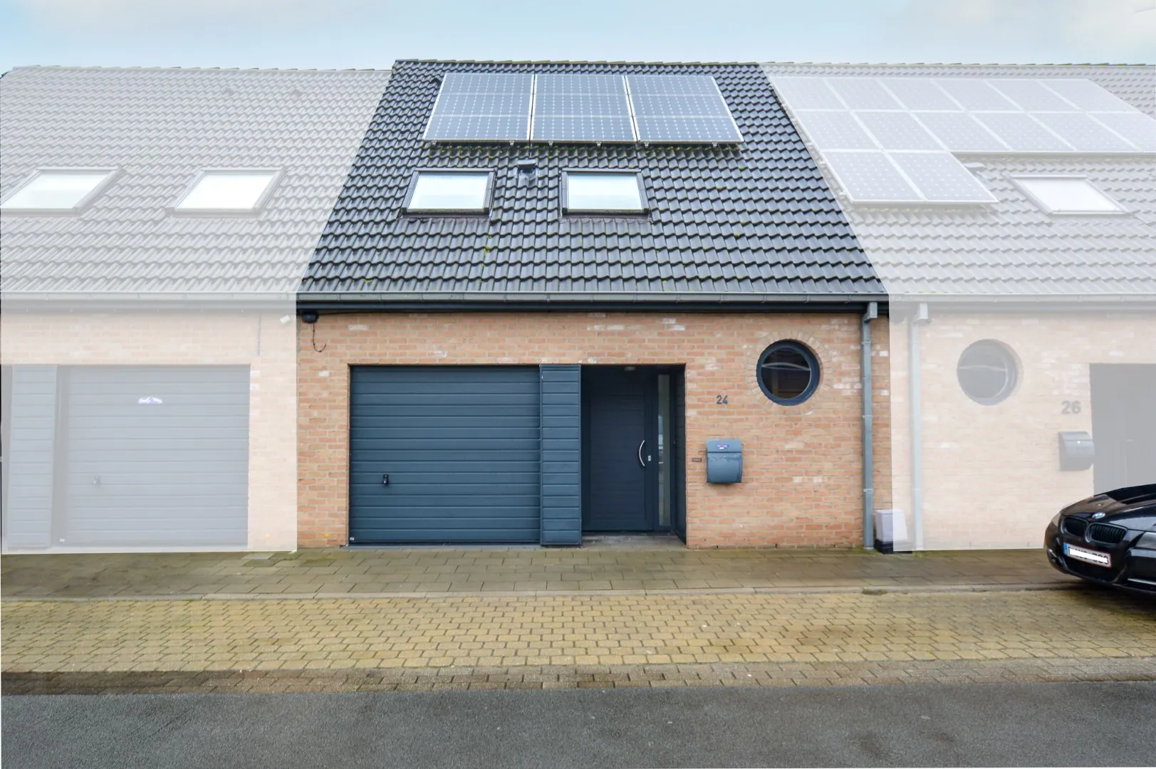 Woning met 3 slaapkamers en garage te huur te Oostende, Stene.