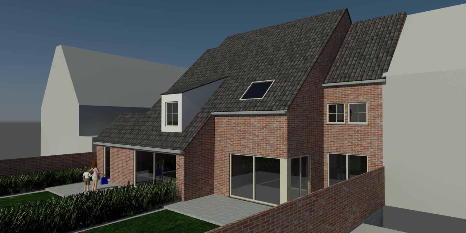 Prachtige casco nieuwbouwwoning in hartje Zerkegem 