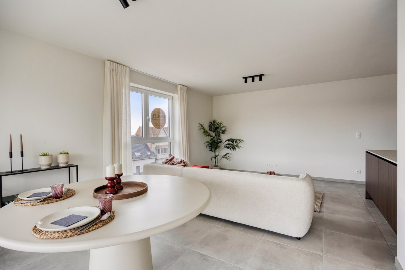 Instapklaar nieuwbouwappartement met 2 slaapkamers 