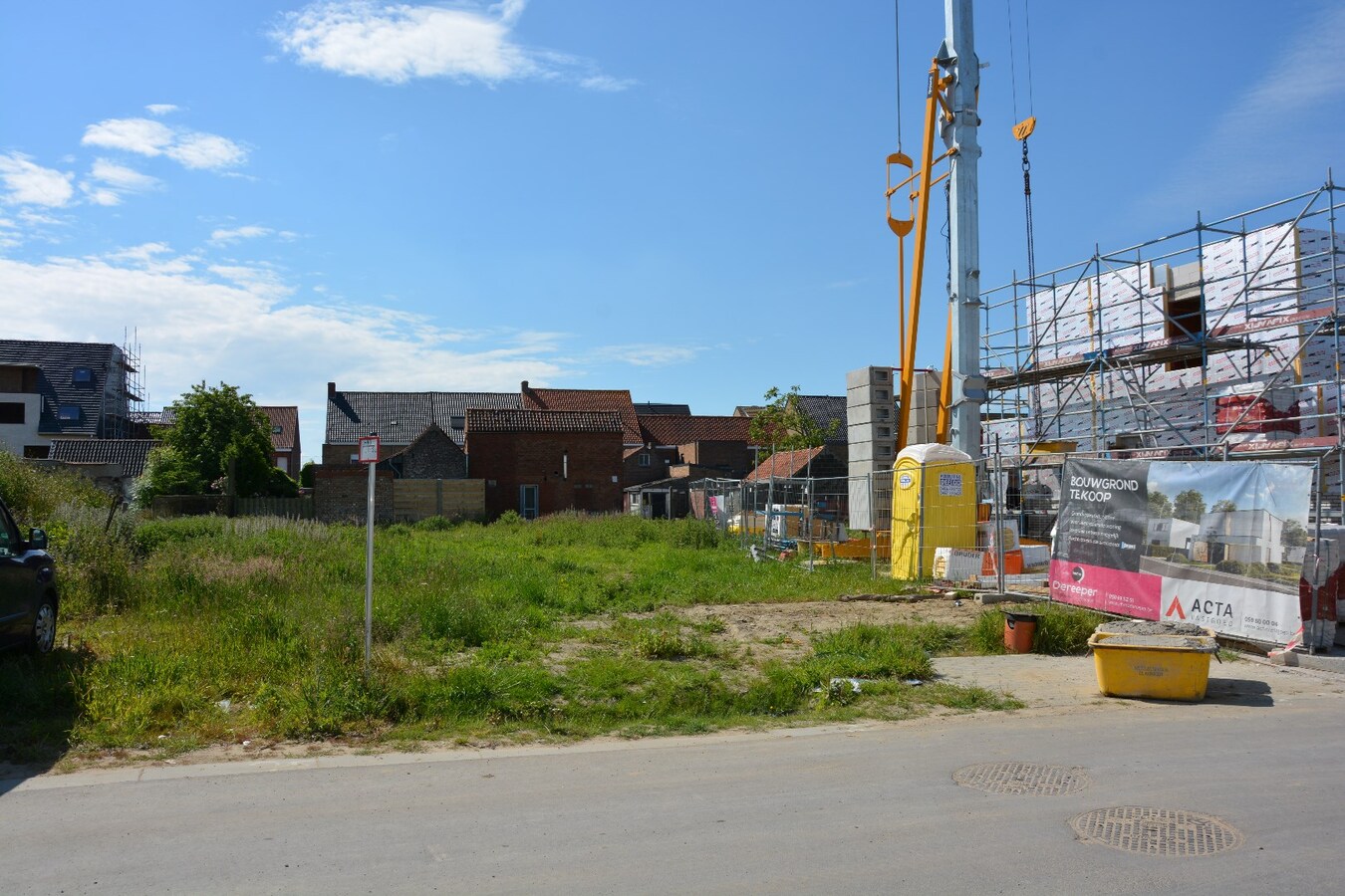 Bouwgrond voor villa in centrum Eernegem 