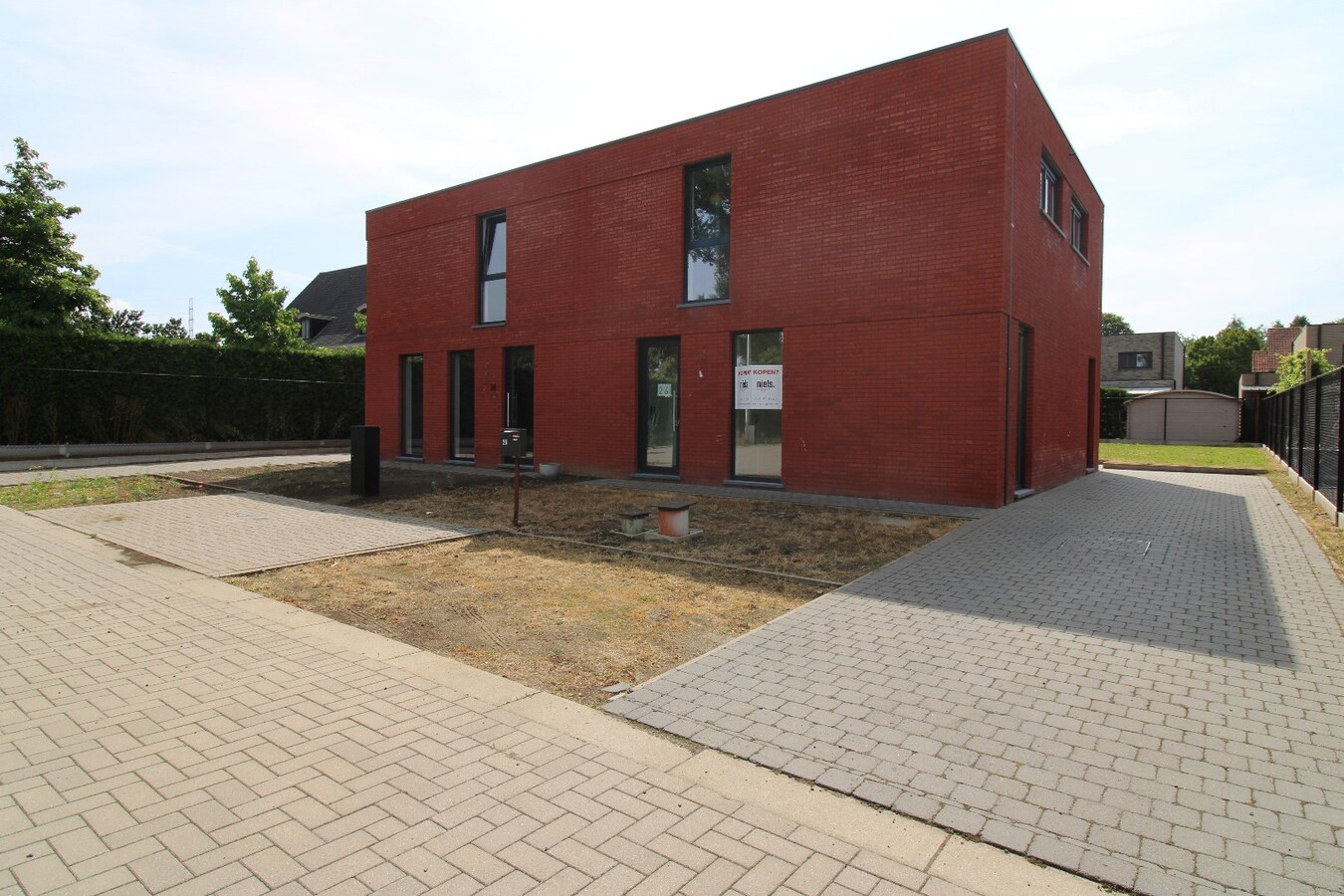 NIeuwbouwwoning in een doodlopend straatje 