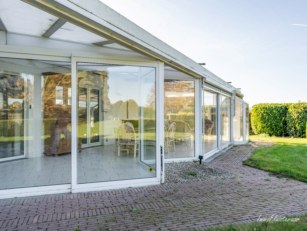 Rural villa with multifunctional outbuilding on approximately 51 acres in Bilzen 