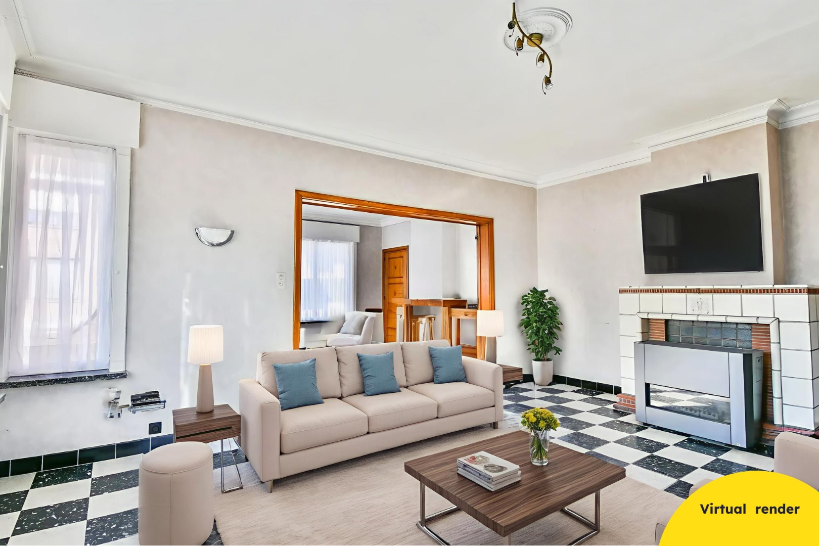 Halfopen woning op toplocatie met prachtig uitzicht op De Krekemeersen! 