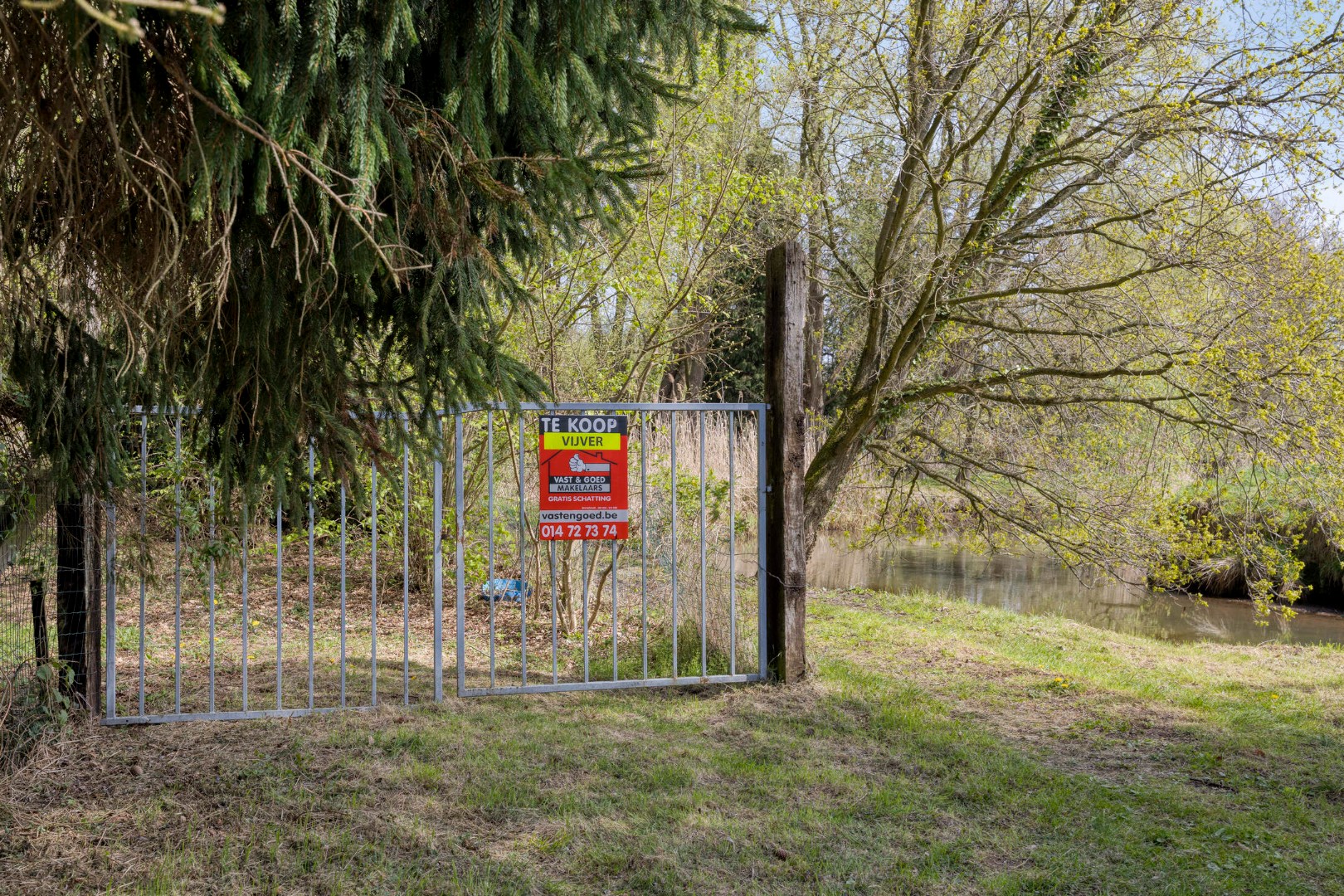 Prachtig perceel met vijvers op unieke ligging in Geel 