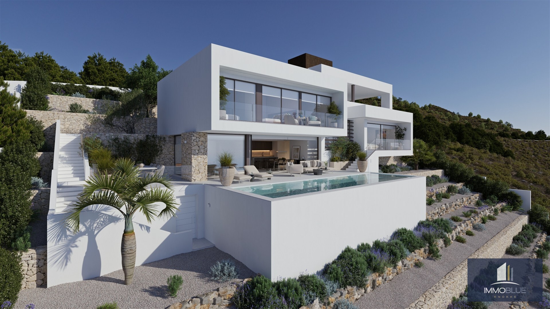 Villa contemporaine avec vue sur la mer à Altea 