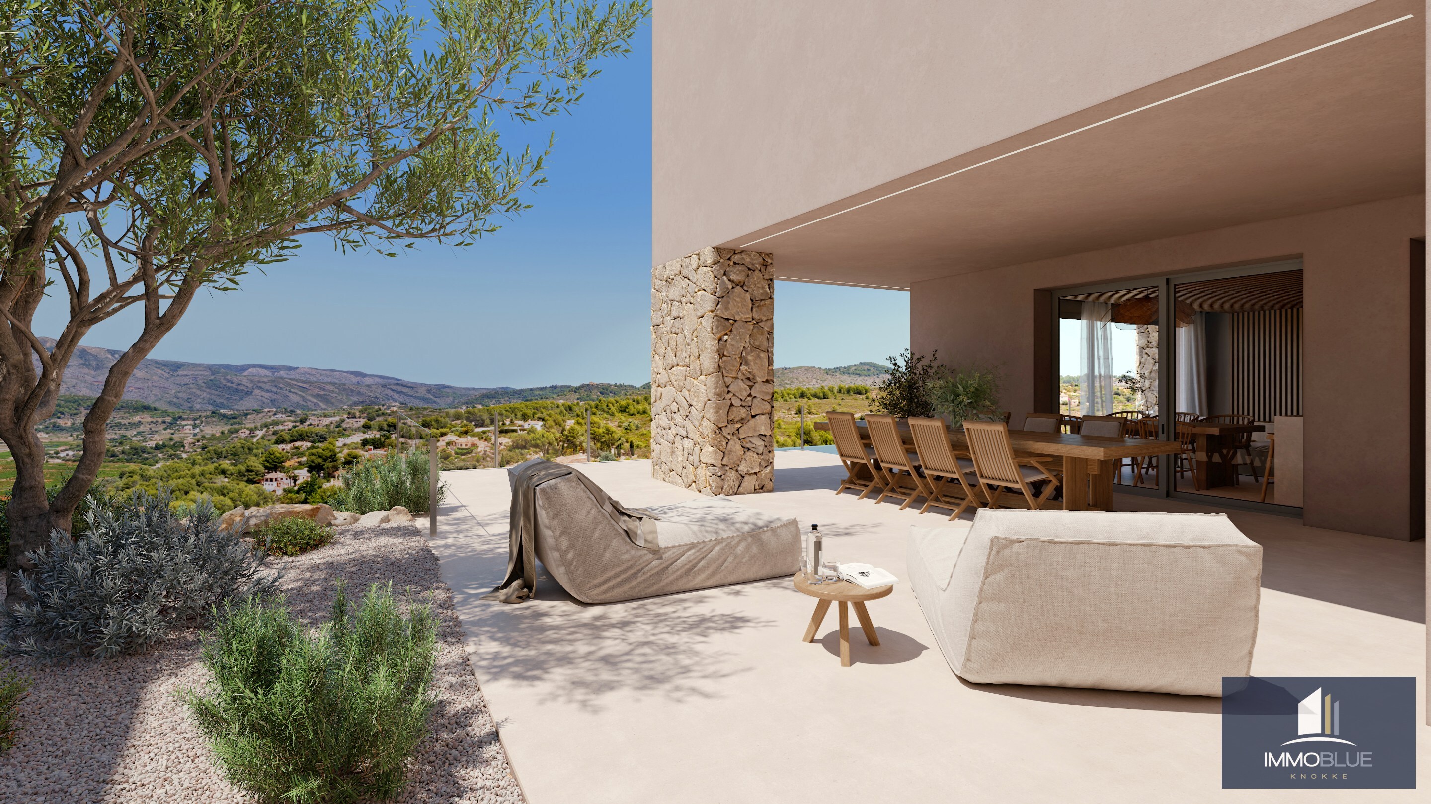 Villa paisible entre montagnes et vignobles. 