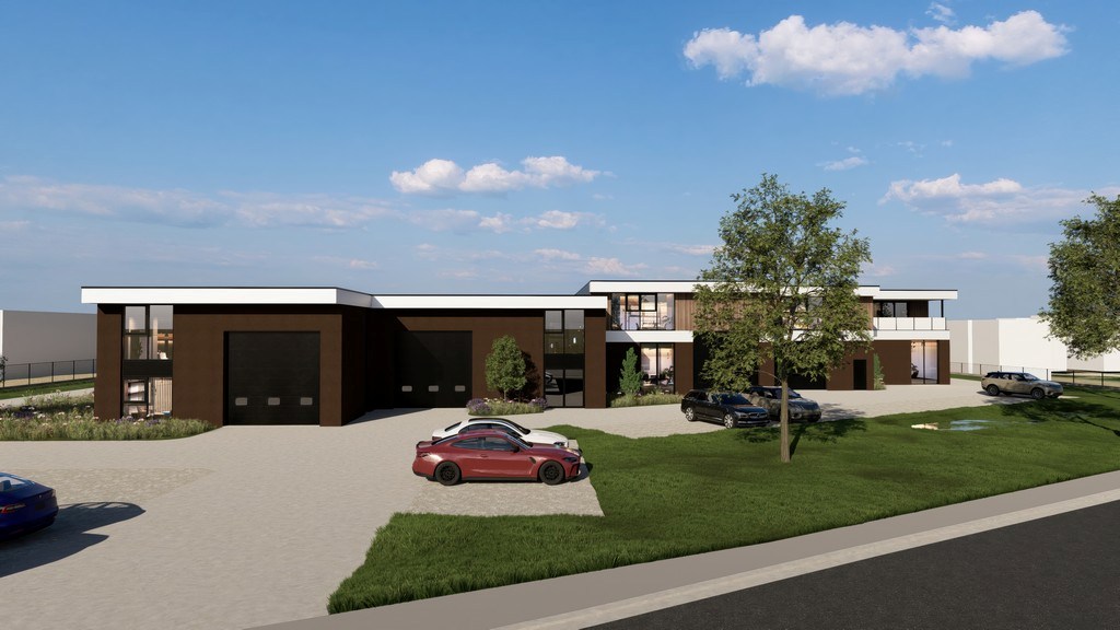 Nieuwbouw magazijnen te koop in Bizzpark Doornzele