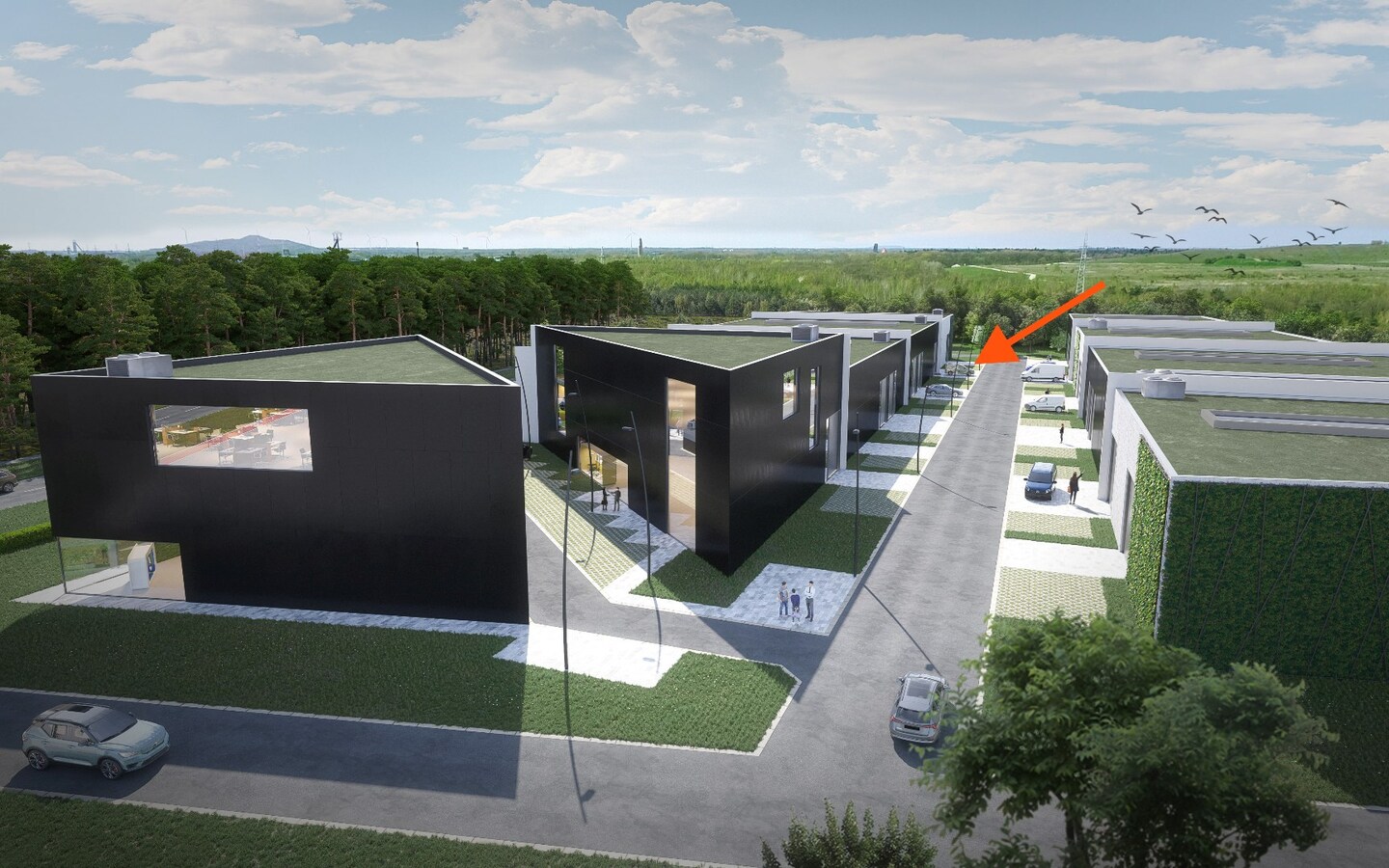 PARK AS: Splinternieuwe KMO-unit van 144 m² met flexibele invulling en professionele uitstraling. 