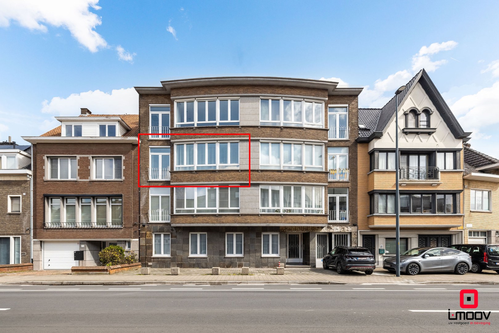 Lichtrijk tweeslaapkamer appartement met garage op groene en vlot bereikbare ligging Sint-Amandsberg 