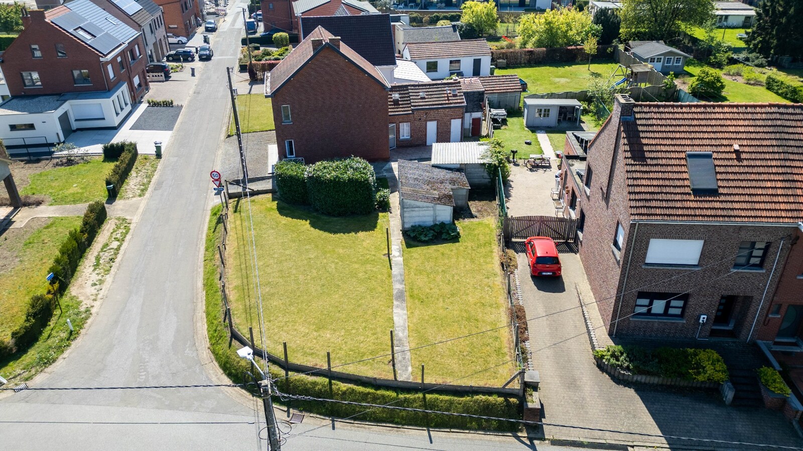 LINDEN - open bebouwing op 6a57 