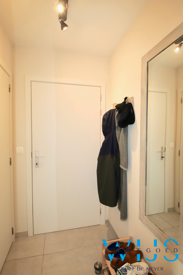 Gelijkvloers appartement met zonnige tuin &amp; dubbele garage te Sint-Laureins ! 