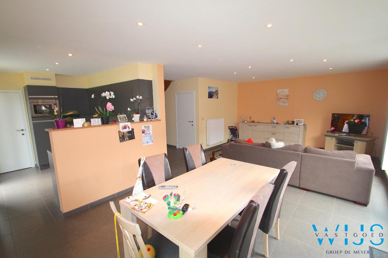 Landelijk gelegen duplexwoning centrum Assenede ! Mooie locatie ! 