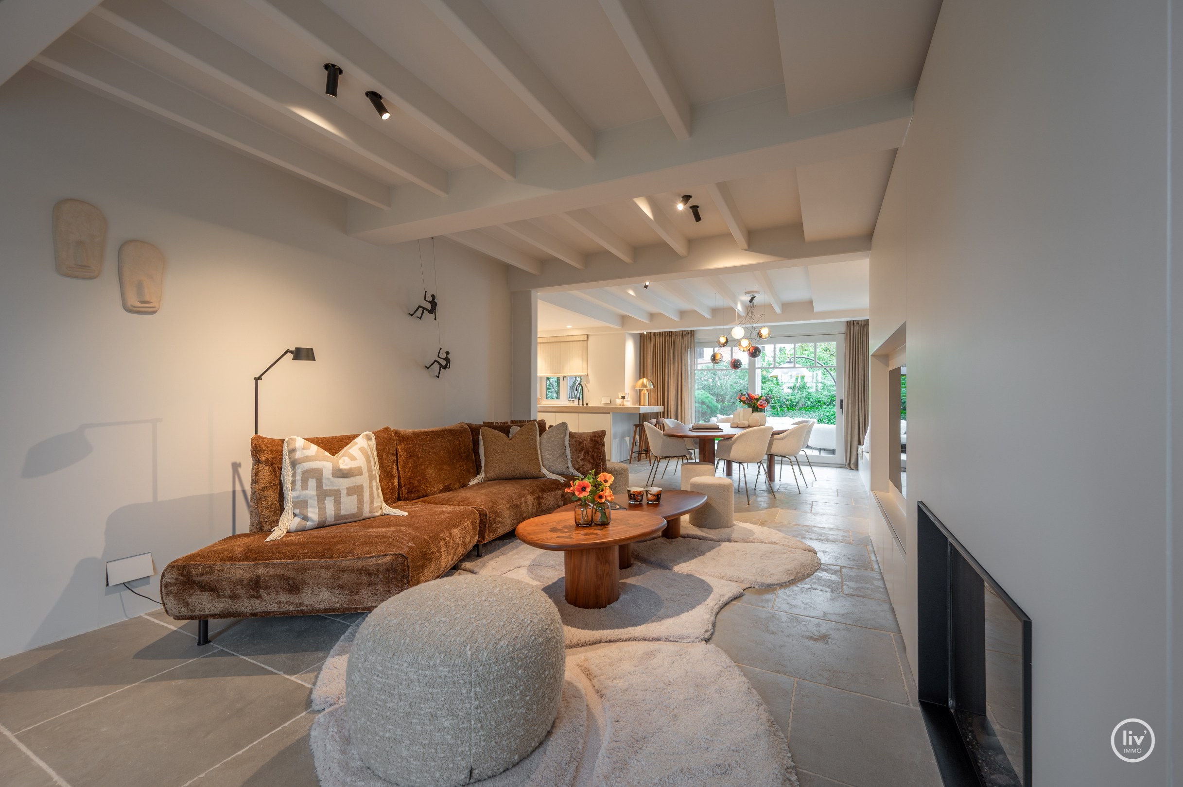 Exclusieve koppelvilla met verfijnde afwerking op toplocatie in het Zoute 