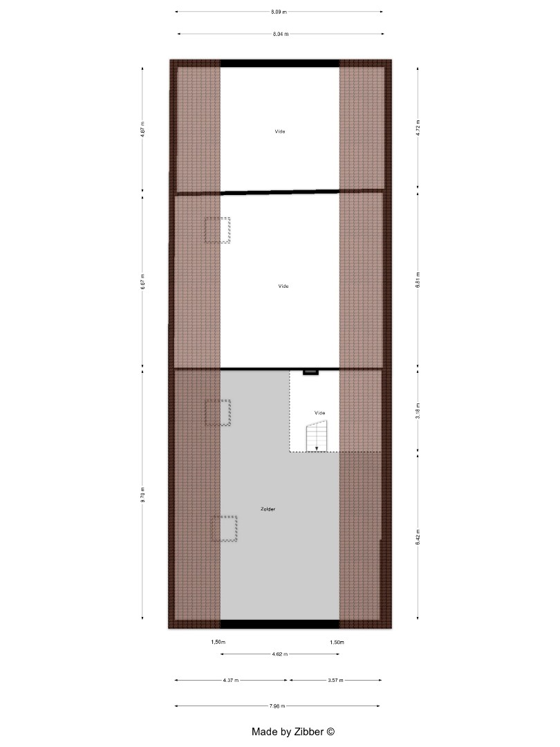 Half open bebouwing (hoeve) met 5 slaapkamers, tuin, terras en zeer ruime garage in Oorbeek (Tienen)! – EPC 730 kWh/m² - bewoonbare opp. 195 m² 
