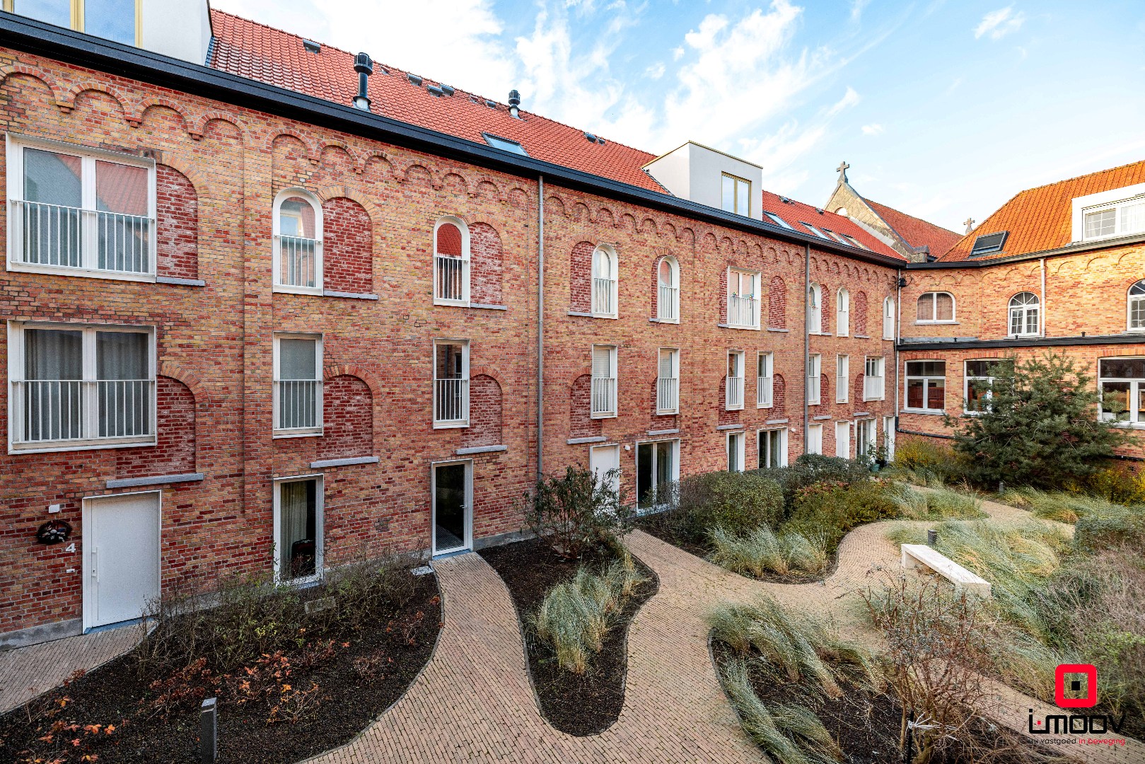 Stijlvol appartement in een volledig vernieuwd klooster, unieke woonbeleving in een chique buurt van Blankenberge 