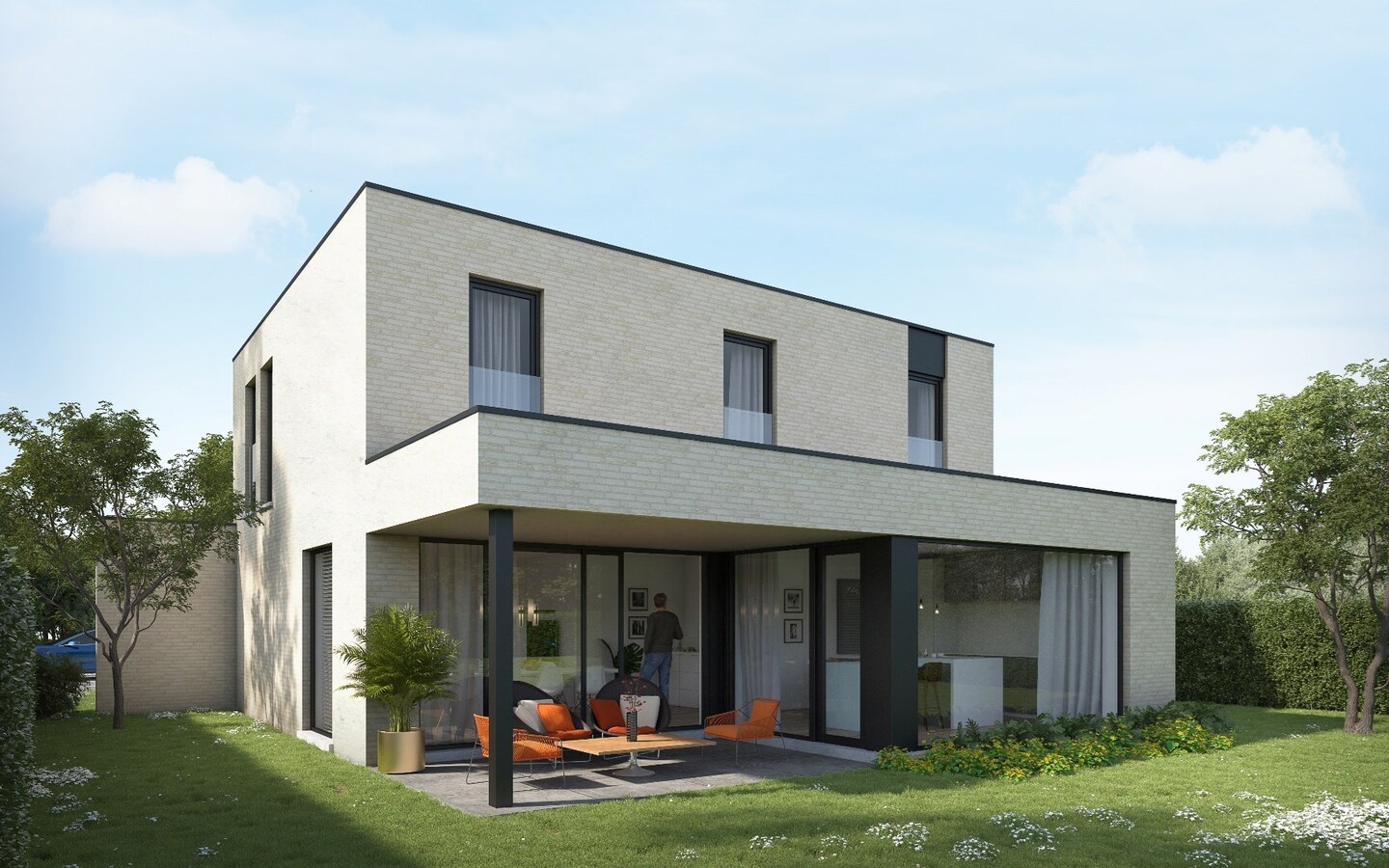 Moderne tijdloze vrijstaande woning te koop te Koekelare 