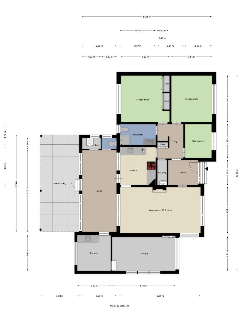 Uniek gelegen woning met 3 slaapkamers prachtige tuin, terras en garage op een perceel van 32are 20ca in Wilsele! - EPC 751 kWh/m² - bewoonbare opp.149 m² 
