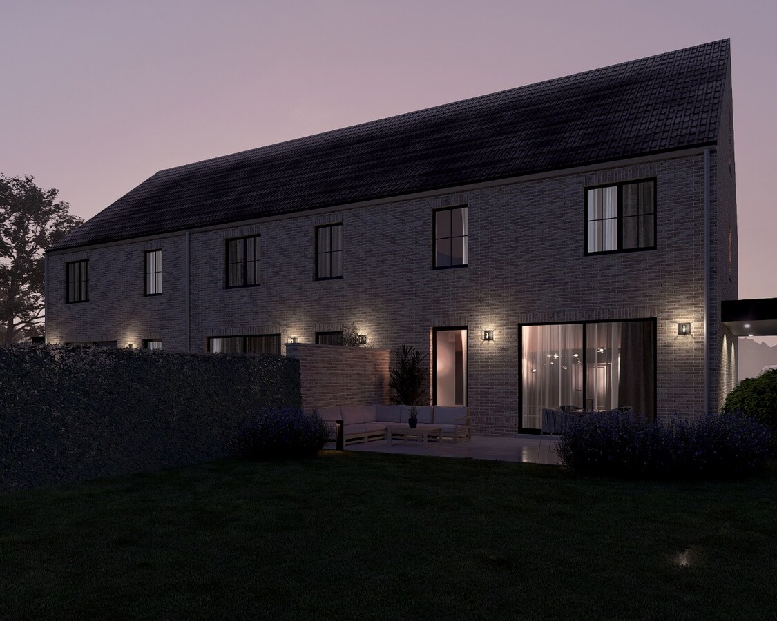 Landelijk project van 3 nieuwbouwwoningen op een rustige locatie te Bree! 