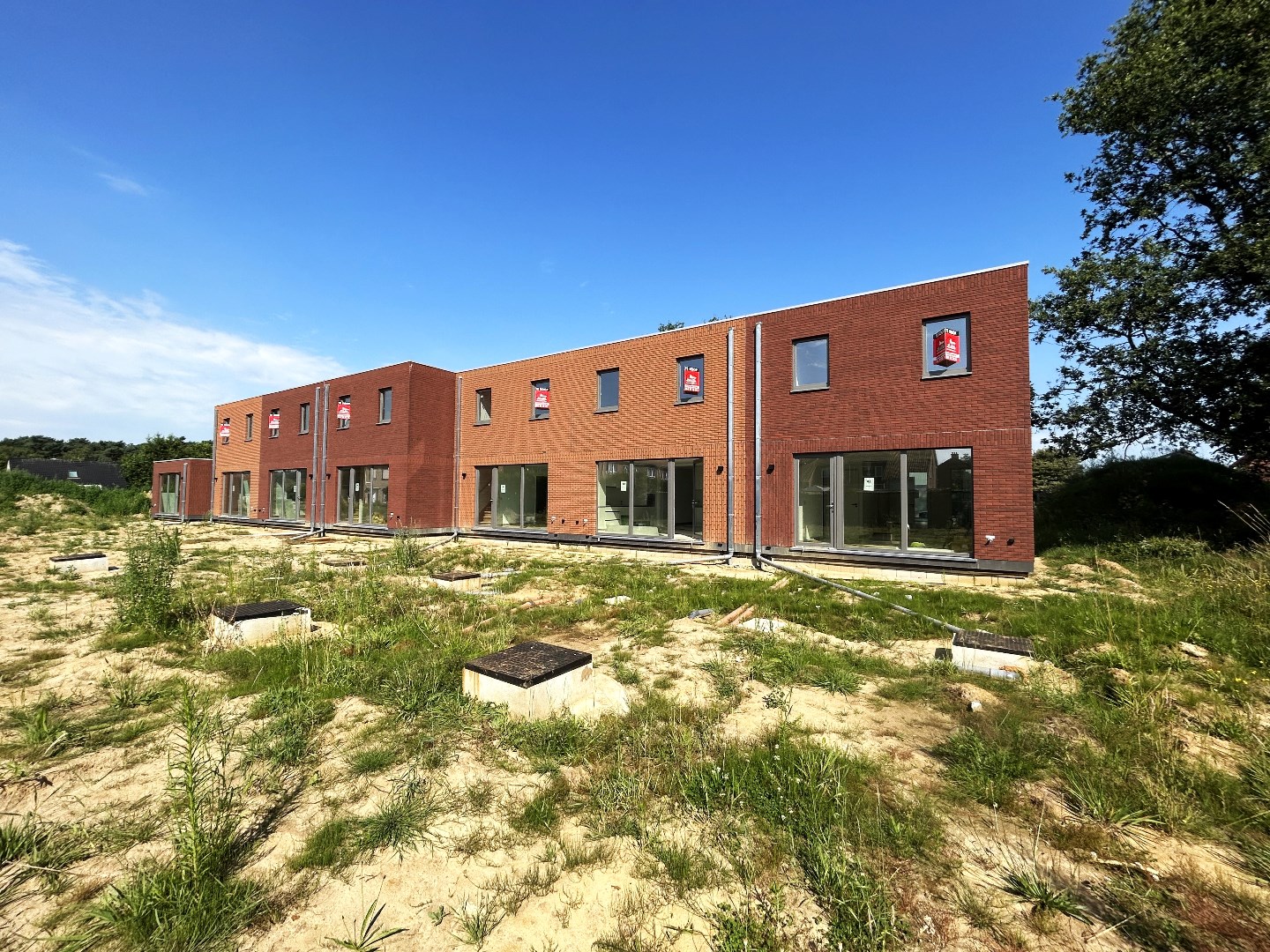 Nieuwbouwproject van 7 energiezuinige woningen in centrum Meerhout 