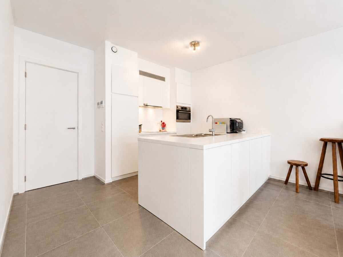 Recent appartement met 2 slaapkamers op topligging in hartje Knokke. 