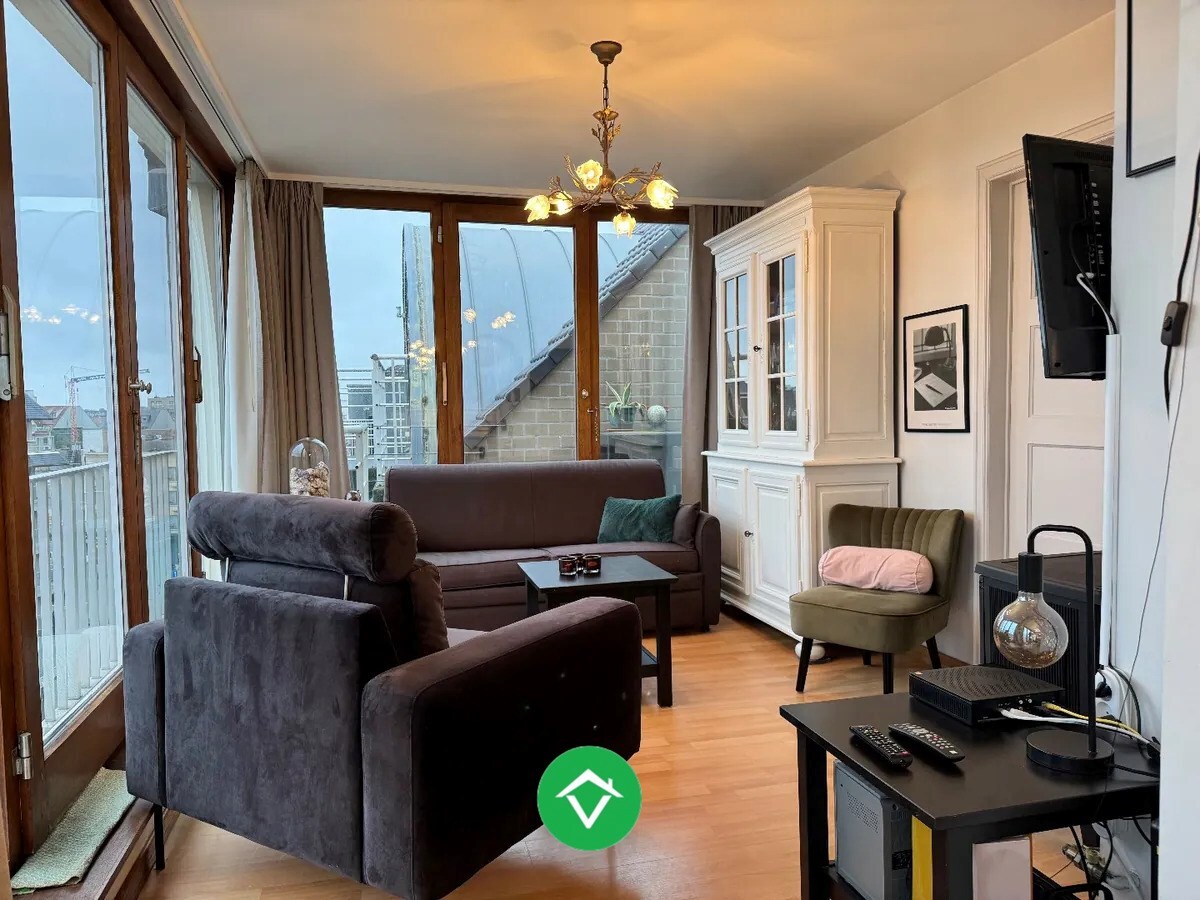 Bemeubeld appartement met 1 slaapkamer in De Panne 