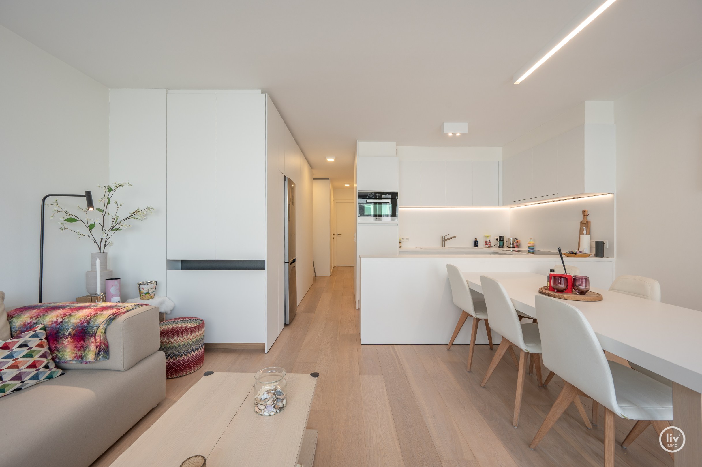 Zeer aangenaam en tevens recent appartement in centrum Knokke. 