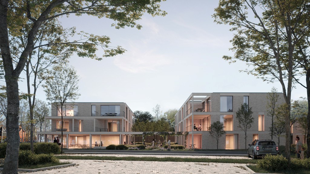 Nieuwbouw commercieel gelijkvloers te koop aan station Eke-Nazareth