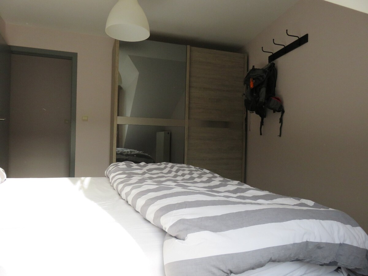 RUIM DAKAPPARTEMENT MET 2 SLAAPKAMERS IN CENTRUM BERINGEN 