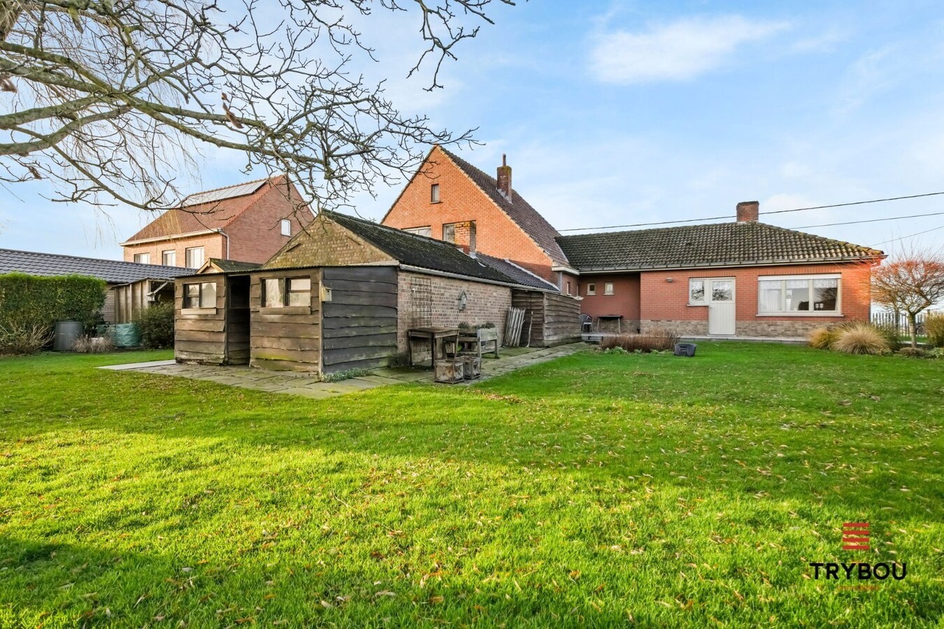 🏡 Ruime kangoeroewoning met prachtig tuinzicht in Klerkenstraat 31 – Kortemark 