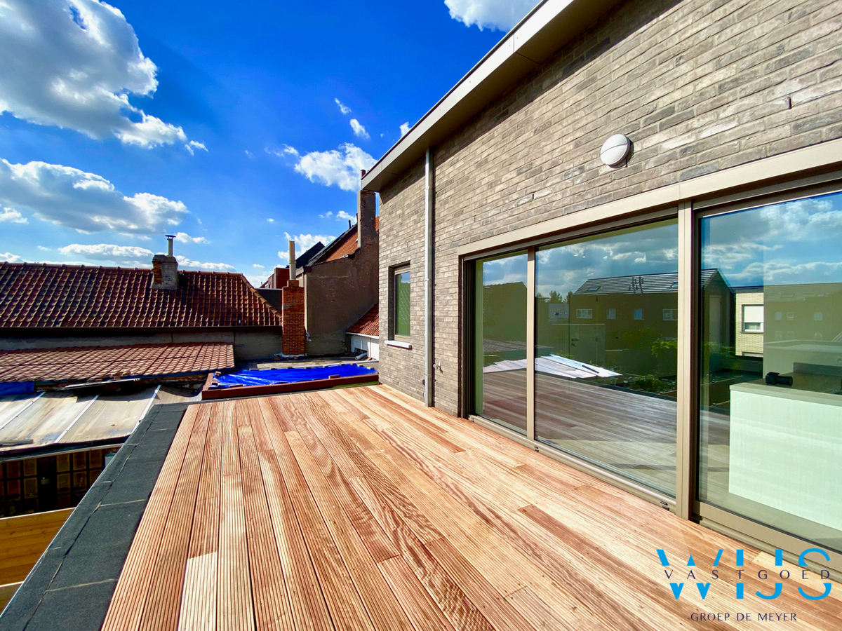 NIEUWBOUW APP. met ruim zonneterras &amp; garage te Zelzate ! 