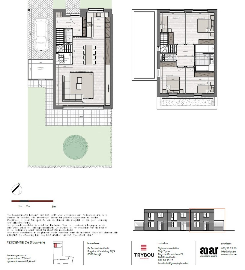 Nieuwbouwproject in de Kortewagenstraat - instapklare gezinswoningen met tuin in een rustige straat! 