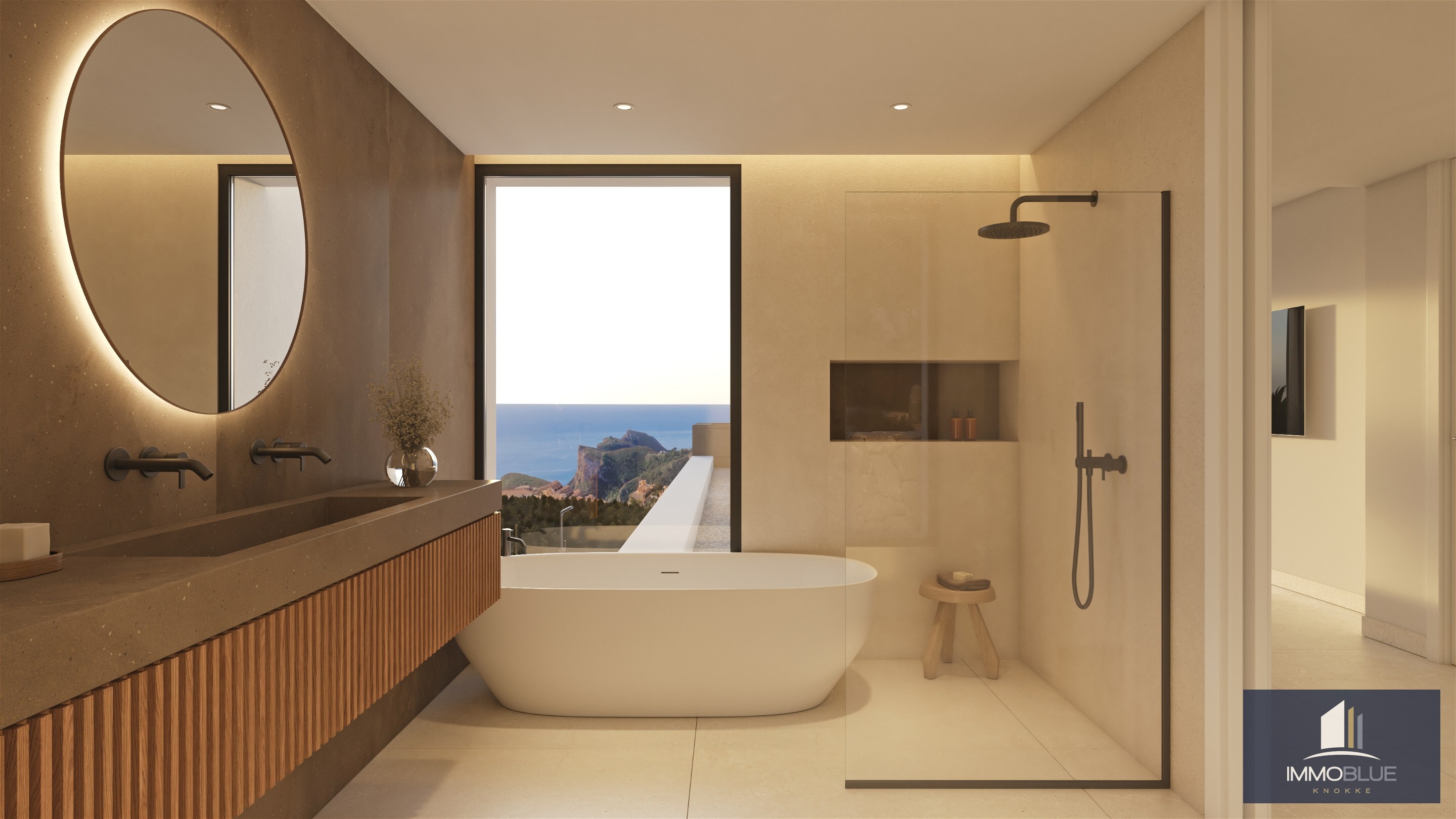 Villa design exclusive avec vue panoramique sur la mer 