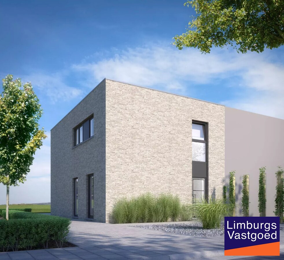 Nieuwbouwwoning, halfopen bebouwing, LOT 1, voor halfopen bebouwing, 4a 89ca, te Houthalen-Helchteren 