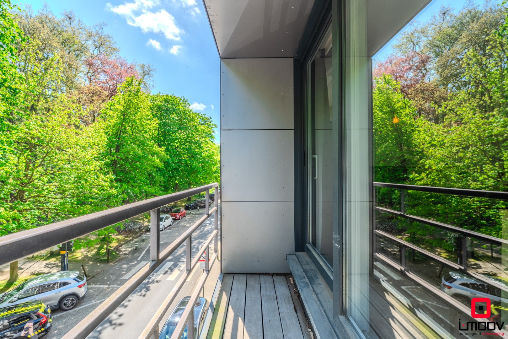 Eénslaapkamer appartement met twee terrassen en uniek parkzicht 