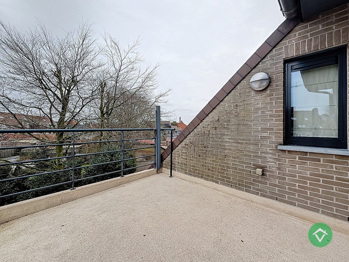 Appartement met 2 slaapkamers en 2 terrassen te Koekelare 