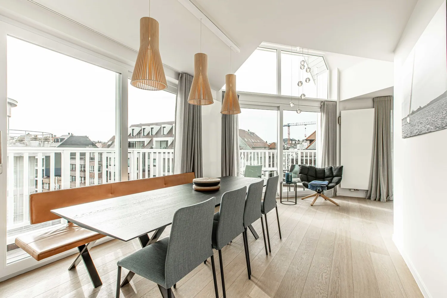 Beau duplex avec des matériaux de qualité dans une résidence très récente proche de la mer et des commerces