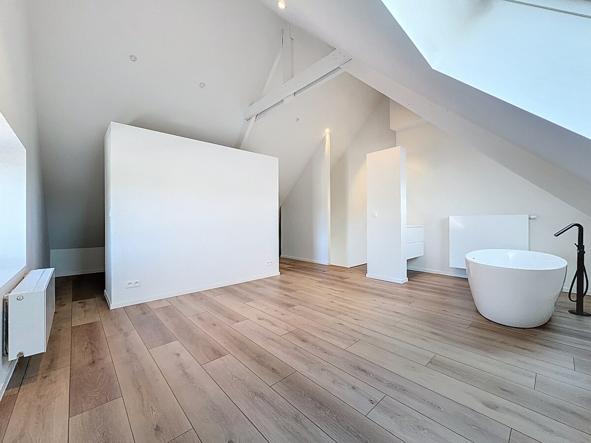 Knappe renovatie met ZW-tuin op gunstige locatie te Zottegem 