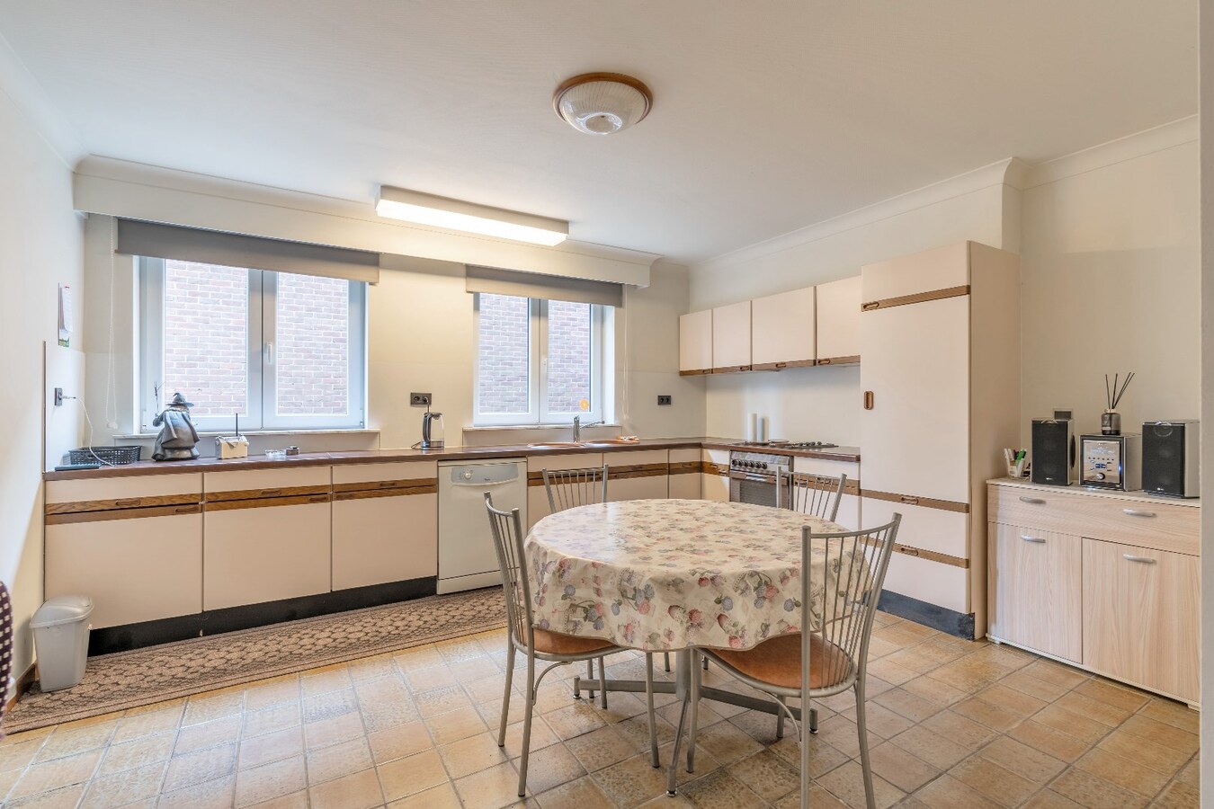 Gelijkvloers appartement met 1 slaapkamer 