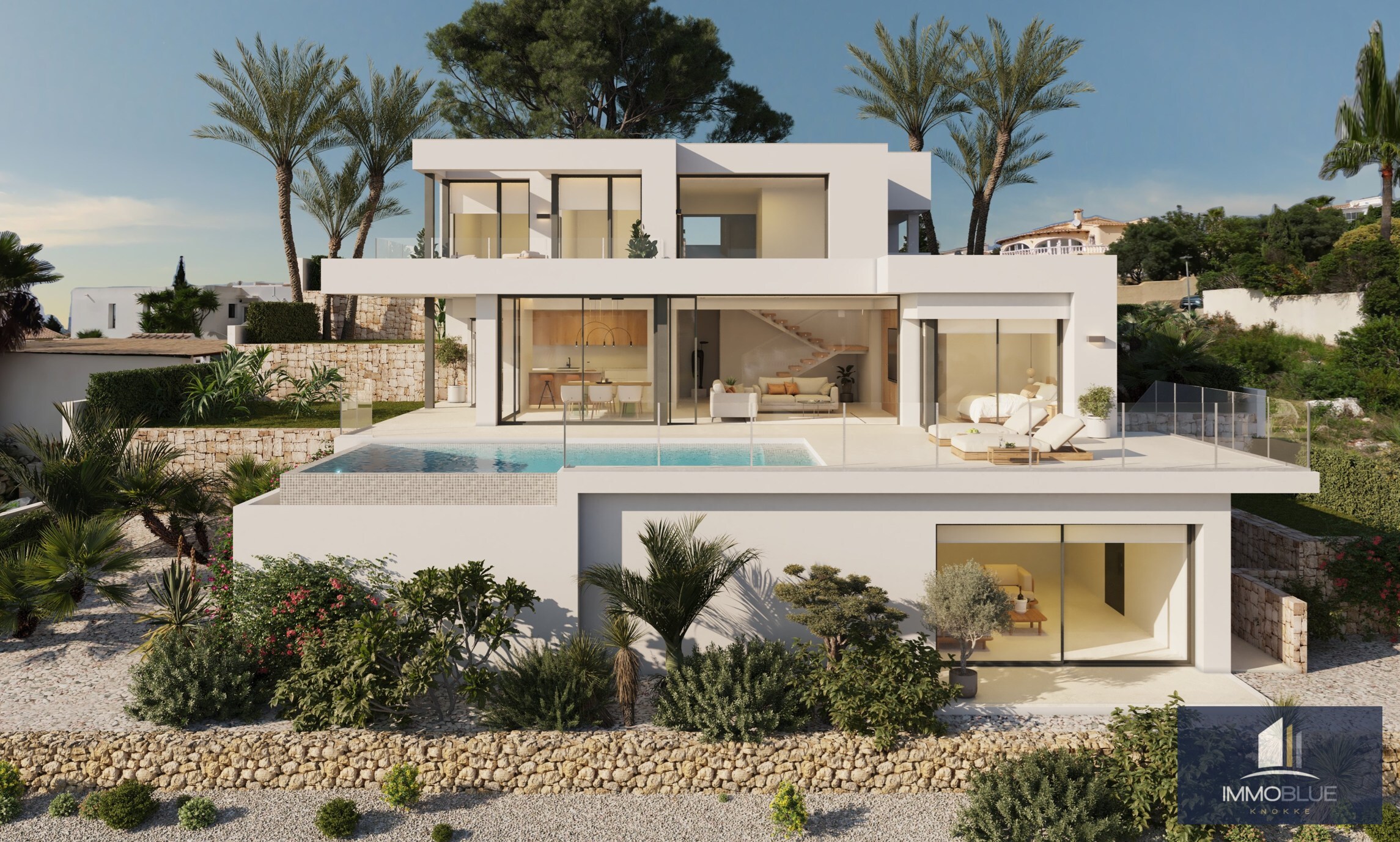 Moderne woning waar rust en natuur samenkomen. 