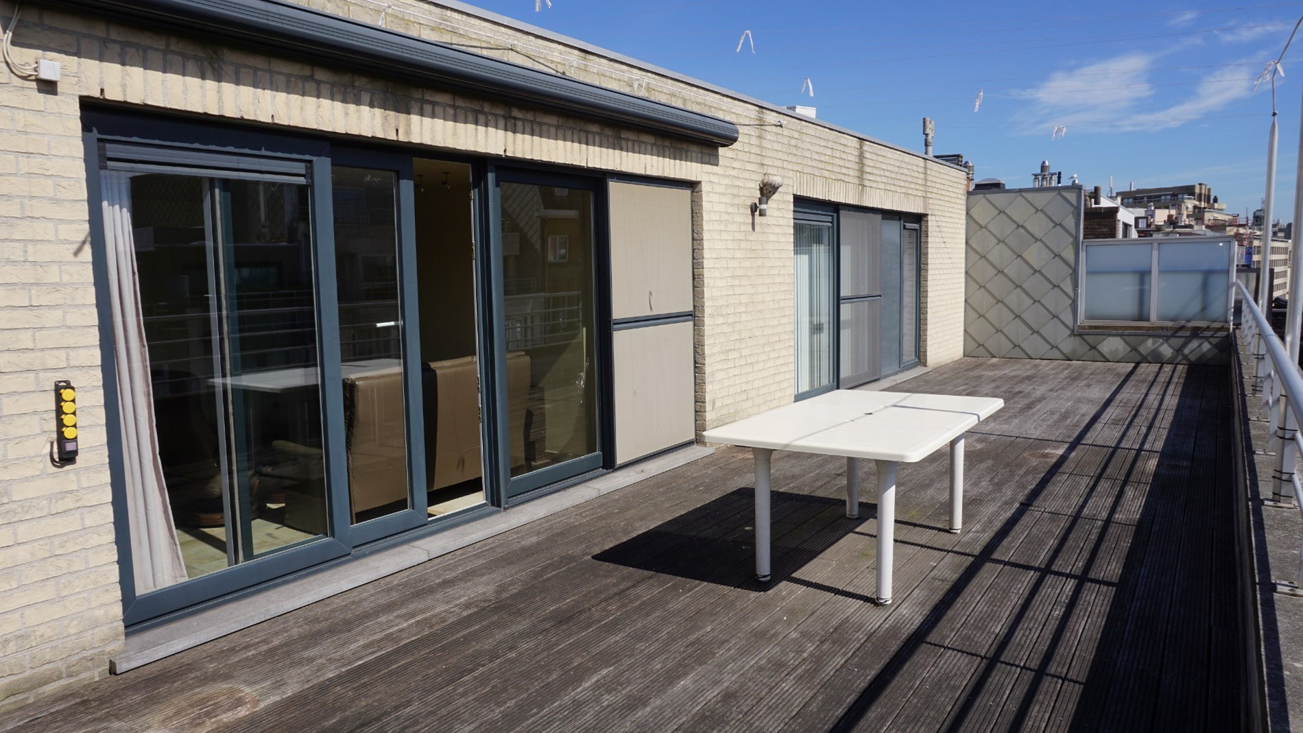 Penthouse 3 slaapkamers centrum Oostende - terras