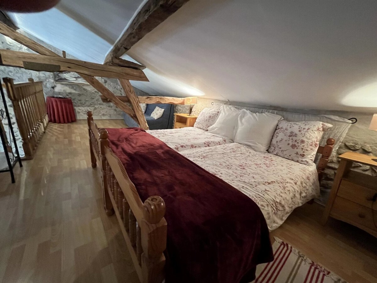 SAINT-MARTIN-DE-RIBERAC - Vakantiewoning met zwembad en 2 gîtes 