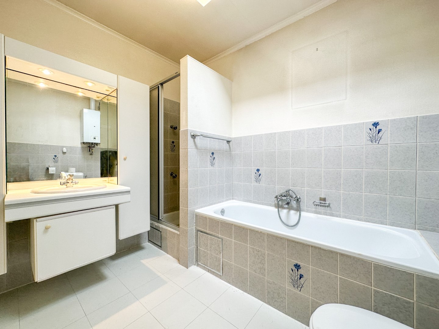 Ruime bel-étage woning met garage, diepe tuin en lift, Torhout 