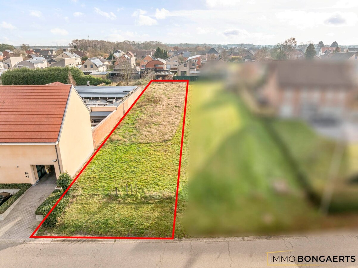 Bouwgrond voor halfopen bebouwing 