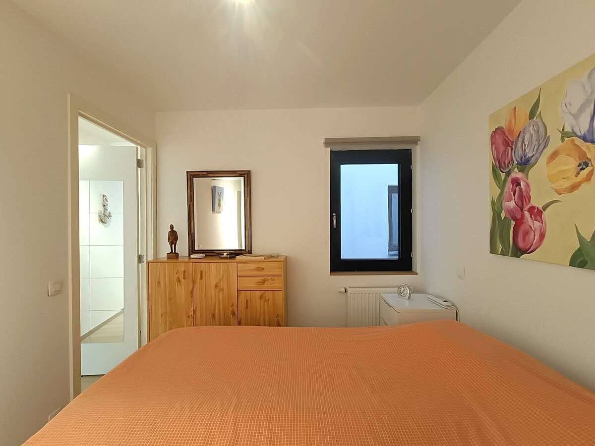 Modern éénslaapkamerappartement op 100 meter van de zeedijk te Blankenberge 