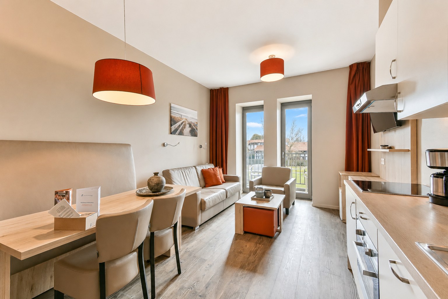Gemeubeld vakantieappartement in vakantiedomein Duinenzicht 